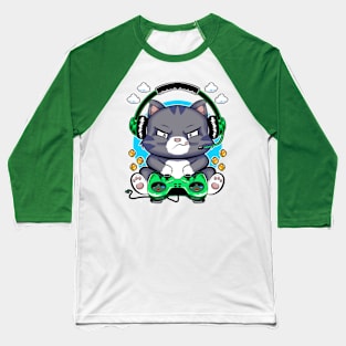 cat gamer, game addicts Baseball T-Shirt